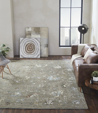 Ancient Boundaries Harvest HAR-1145 Greys/Naturals Area Rug Closeup Image