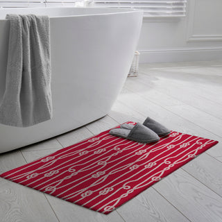 Dalyn Harbor HA7 Red Area Rug Room Image Feature