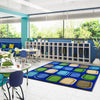 Joy Carpets Kid Essentials Harmony Blocks Multi Area Rug