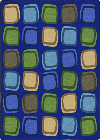 Joy Carpets Kid Essentials Harmony Blocks Multi Area Rug