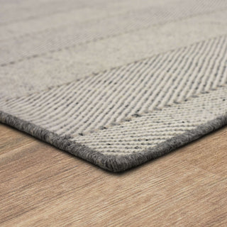 Karastan Harrington Grey Area Rug Angle Image