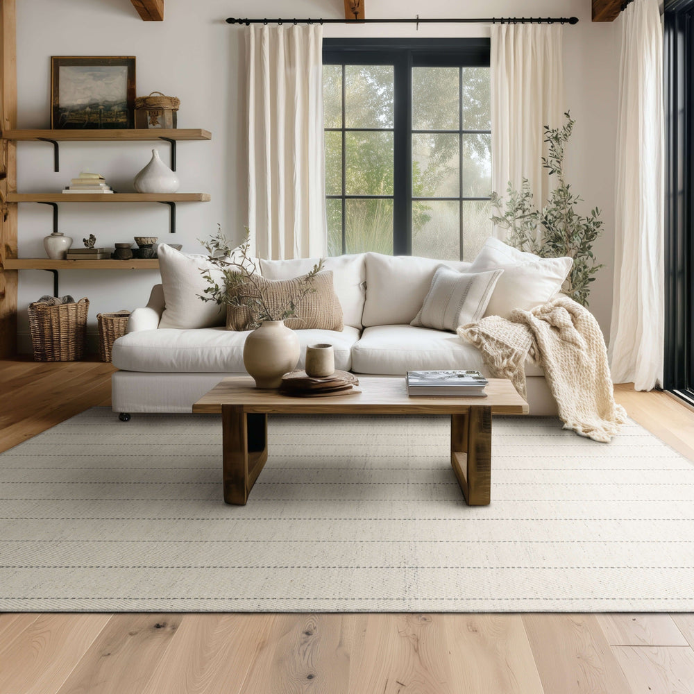 Karastan Harrington Linen Area Rug Lifestyle Image Feature