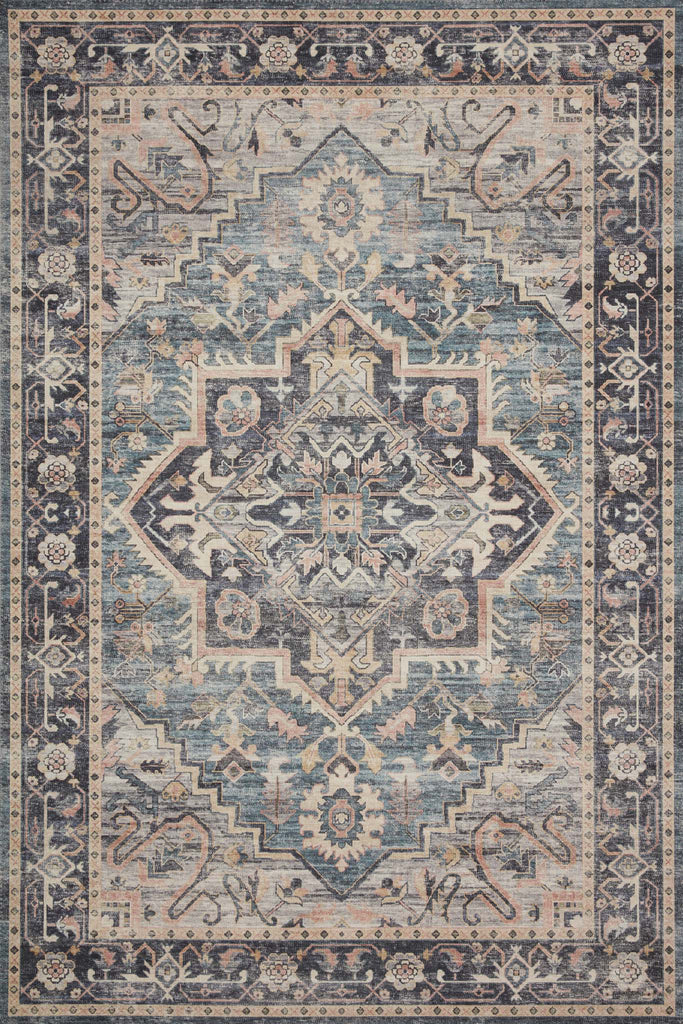 Loloi II Hathaway HTH-01 Navy/Multi Area Rug main image