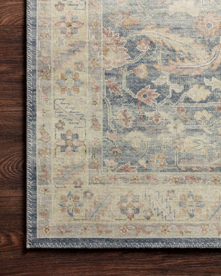 Loloi Hathaway HTH-02 Denim/Multi Area Rug Corner Image