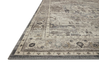 Loloi Hathaway HTH-05 Steel/Ivory Area Rug Corner Image