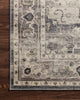 Loloi Hathaway HTH-05 Steel/Ivory Area Rug Corner Image