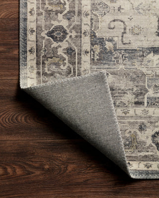Loloi Hathaway HTH-05 Steel/Ivory Area Rug Backing Image