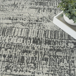 Nourison Harmony HAY01 Ivory Charcoal Area Rug by Home Corner Image