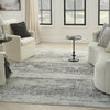 Nourison Harmony HAY01 Ivory Charcoal Area Rug by Home Swatch Image