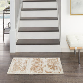 Nourison Harmony HAY01 Ivory Gold Area Rug by Home Swatch Image