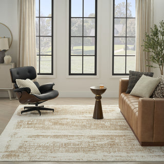 Nourison Harmony HAY01 Ivory Gold Area Rug by Home Corner Image