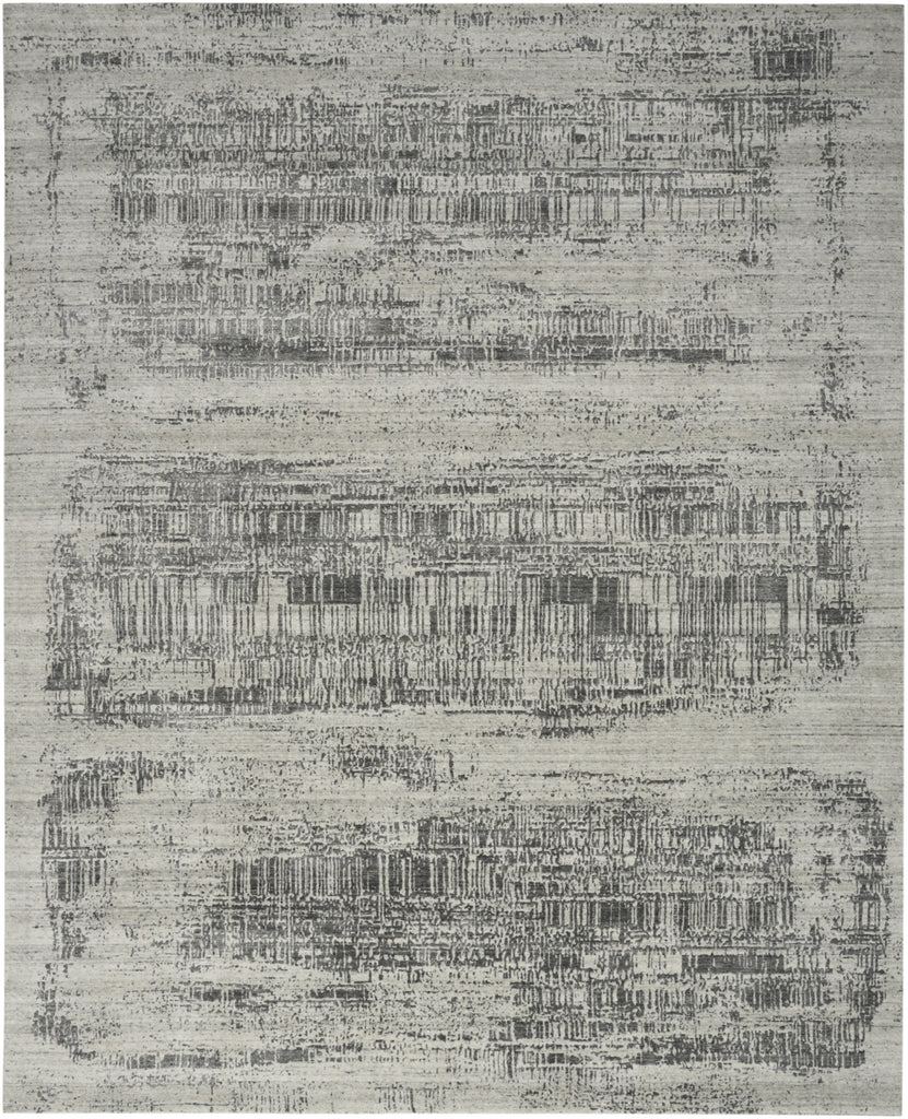 Nourison Harmony HAY01 Ivory Charcoal Area Rug by Home main image