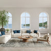 Nourison Harmony HAY01 Ivory Charcoal Area Rug by Home Room Image Feature
