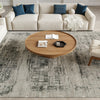 Nourison Harmony HAY01 Ivory Charcoal Area Rug by Home Room Image Feature