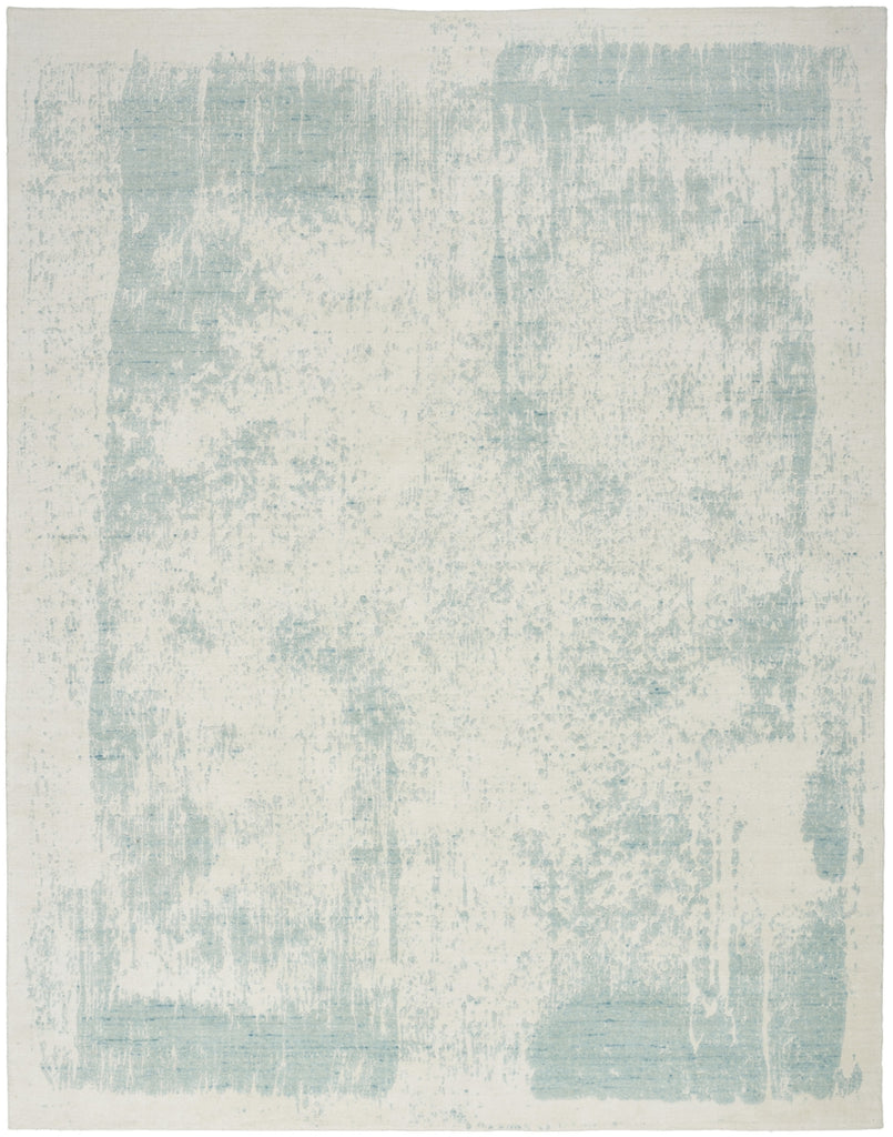 Nourison Harmony HAY02 Ivory Aqua Area Rug by Home main image