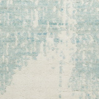 Nourison Harmony HAY02 Ivory Aqua Area Rug by Home Room Image Feature