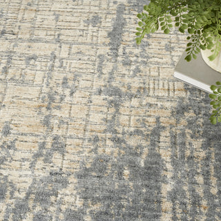 Nourison Harmony HAY03 Slate Beige Area Rug by Home Room Image Feature