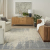 Nourison Harmony HAY03 Slate Beige Area Rug by Home Room Image Feature