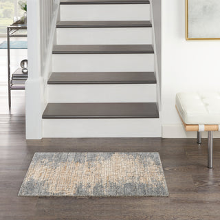 Nourison Harmony HAY03 Slate Beige Area Rug by Home Room Image Feature