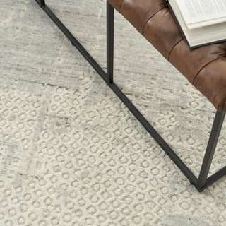Nourison Harmony HAY04 Ivory Grey Area Rug by Home Corner Image