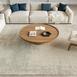 Nourison Harmony HAY04 Ivory Grey Area Rug by Home Room Image Feature