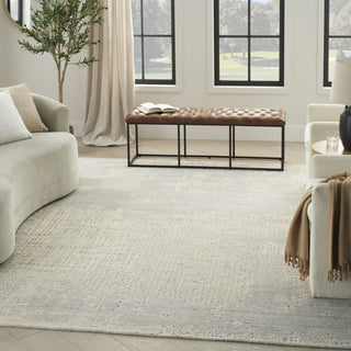 Nourison Harmony HAY04 Ivory Grey Area Rug by Home Room Image Feature