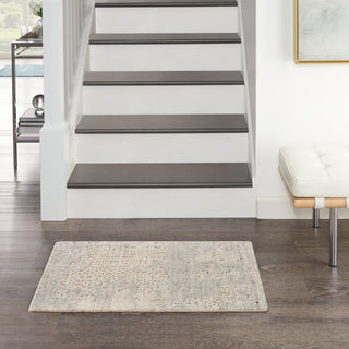 Nourison Harmony HAY04 Ivory Grey Area Rug by Home Room Image Feature