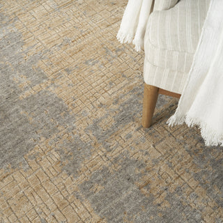 Nourison Harmony HAY05 Grey Gold Area Rug by Home Corner Image