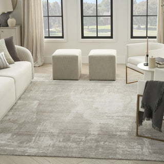 Nourison Harmony HAY06 Silver Grey Area Rug by Home Swatch Image