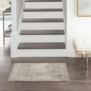 Nourison Harmony HAY06 Silver Grey Area Rug by Home Room Image Feature