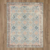 Karastan Zula Hazega Blue/Rose Area Rug