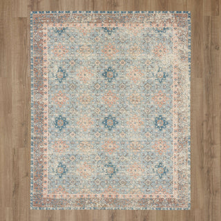 Karastan Zula Hazega Blue/Rose Area Rug