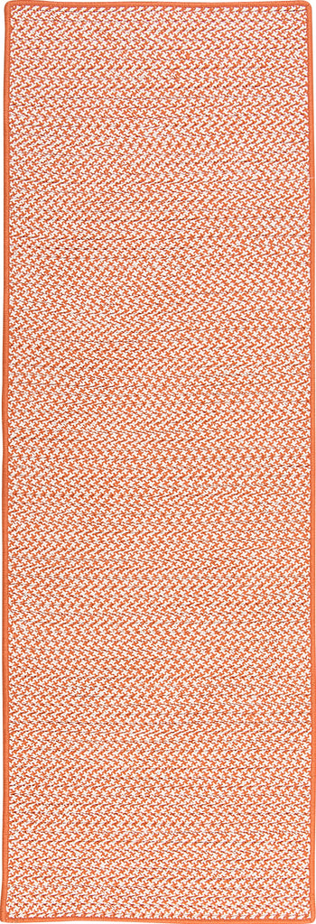 Colonial Mills Herringbone Mudroom Runner HB19 Rusted Orange Area Rug