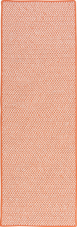 Colonial Mills Herringbone Mudroom Runner HB19 Rusted Orange Area Rug