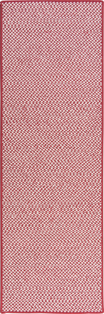 Colonial Mills Herringbone Mudroom Runner HB79 Red Lite Area Rug