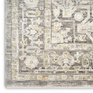 Nourison Heirloom Blend HBL01 Ivory Charcoal Area Rug Texture Image
