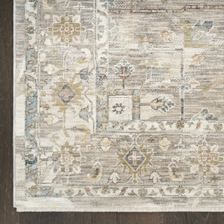 Nourison Heirloom Blend HBL02 Ivory Multicolor Area Rug Detail Image