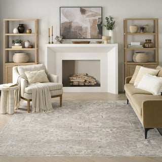 Nourison Heirloom Blend HBL02 Ivory Multicolor Area Rug Room Image Feature