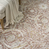 Nourison Heirloom Blend HBL03 Brick Area Rug Corner Image