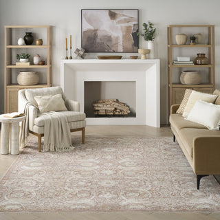 Nourison Heirloom Blend HBL03 Brick Area Rug Room Image Feature