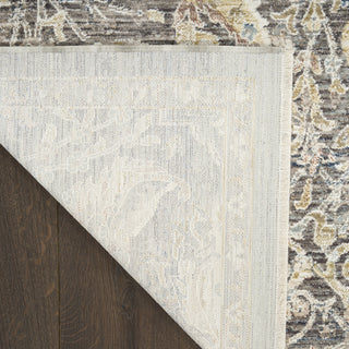 Nourison Heirloom Blend HBL03 Charcoal Multicolor Area Rug Corner Image