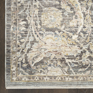 Nourison Heirloom Blend HBL03 Charcoal Multicolor Area Rug Detail Image