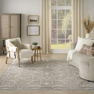 Nourison Heirloom Blend HBL03 Charcoal Multicolor Area Rug Room Image Feature