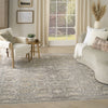 Nourison Heirloom Blend HBL03 Charcoal Multicolor Area Rug Corner Image