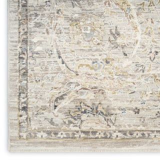 Nourison Heirloom Blend HBL03 Light Grey Area Rug Texture Image