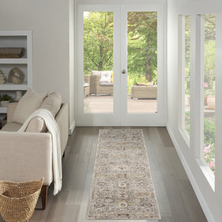 Nourison Heirloom Blend HBL05 Grey Area Rug Corner Image