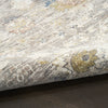 Nourison Heirloom Blend HBL05 Grey Area Rug Corner Image