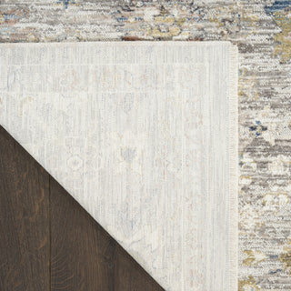 Nourison Heirloom Blend HBL05 Grey Area Rug Corner Image
