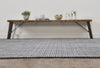 Ancient Boundaries Houston HOU-1225 Steel/White Area Rug Alternative Image