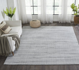 Ancient Boundaries Houston HOU-1227 Grey White Strie Area Rug Lifestyle Image